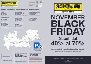 Offerte di Salute e Benessere a Gorizia | November black friday in Spaccio Occhiali Vision | 4/11/2024 - 1/12/2024