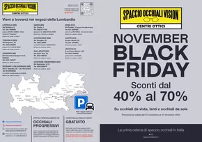 Offerte di Salute e Benessere a Lecco | November black friday in Spaccio Occhiali Vision | 4/11/2024 - 1/12/2024