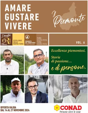 Volantino Conad a Novara | Amare gustare vivere | 14/11/2024 - 27/11/2024