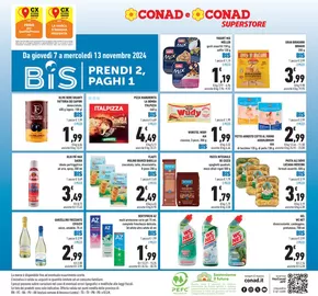 Offerte di Iper e super a Vigodarzere | Prendi 2, paghi 1 in Conad Superstore | 7/11/2024 - 13/11/2024