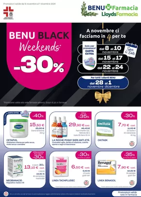 Offerte di Salute e Benessere a Bergamo | Black weekends in Lloyds Farmacia/BENU | 6/11/2024 - 1/12/2024