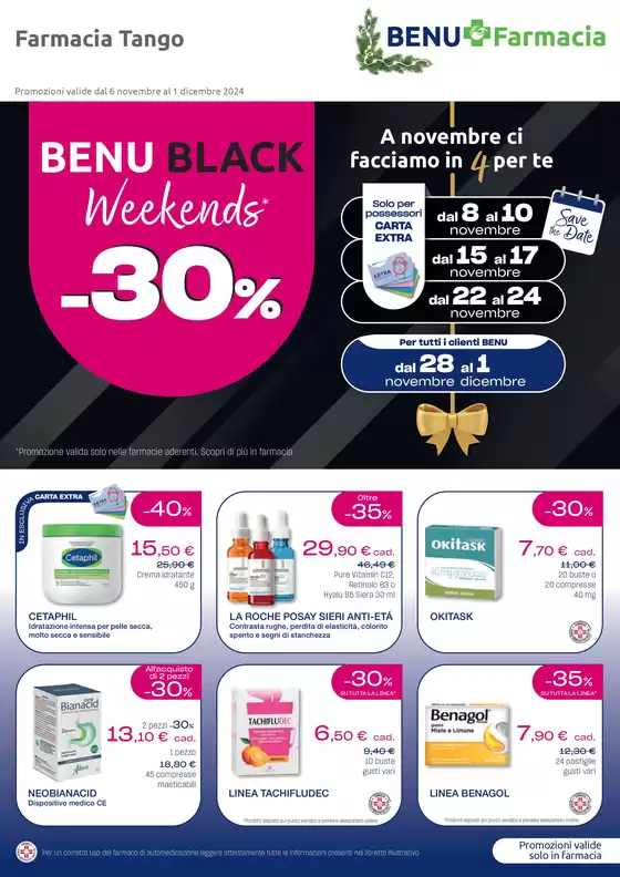 Volantino Lloyds Farmacia/BENU a Palmanova | Black weekends | 6/11/2024 - 1/12/2024