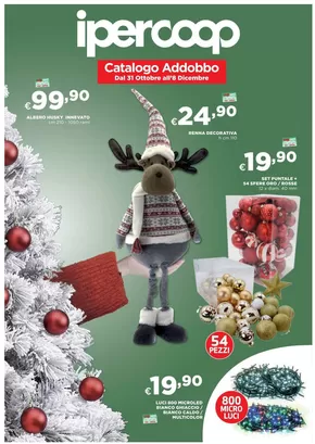 Volantino Ipercoop a Cosenza | Catalogo addobo | 5/11/2024 - 8/12/2024