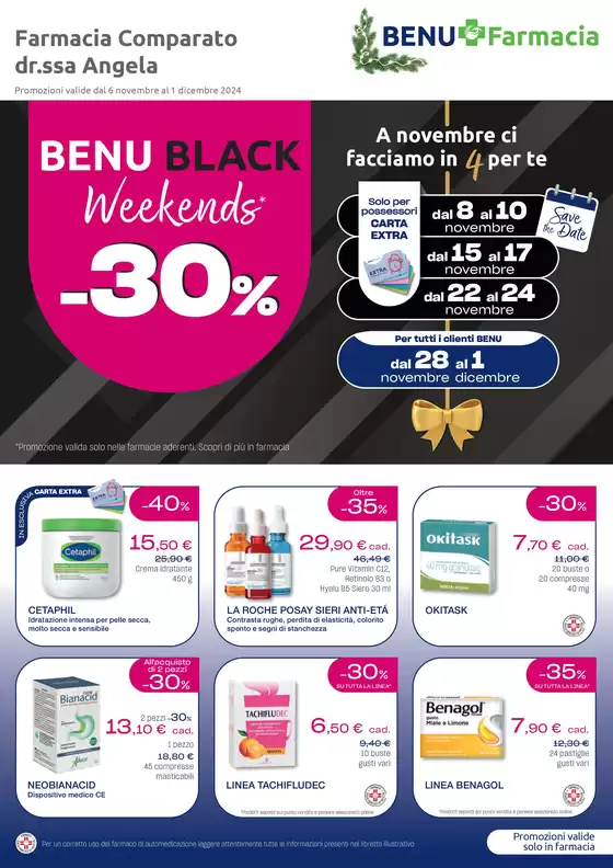 Volantino Lloyds Farmacia/BENU a Canicattì | Black weekends | 6/11/2024 - 1/12/2024