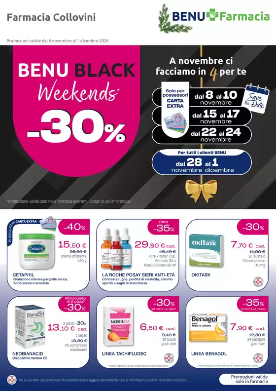 Volantino Lloyds Farmacia/BENU a Chions | Black weekends | 6/11/2024 - 1/12/2024