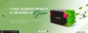 Volantino Ethos a Varazze | I tuoi acquisti beauty si vestono di Green | 5/11/2024 - 30/11/2024