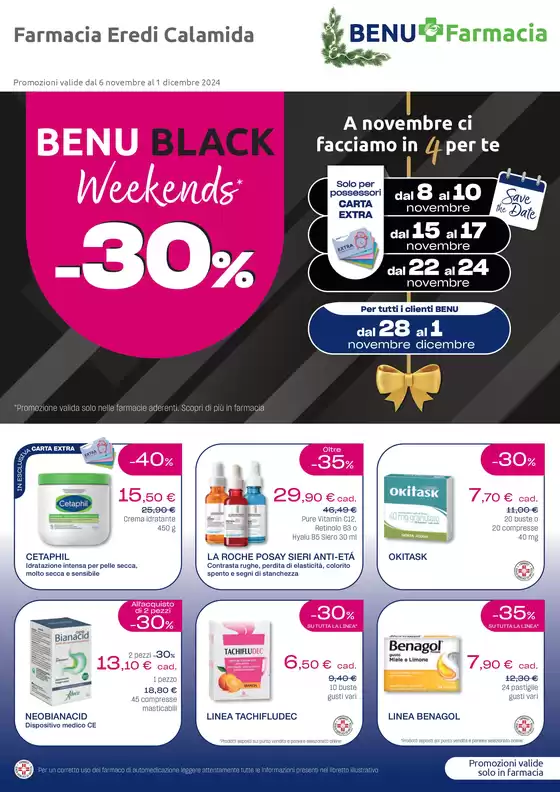 Volantino Lloyds Farmacia/BENU a Ghilarza | Black weekends | 6/11/2024 - 1/12/2024