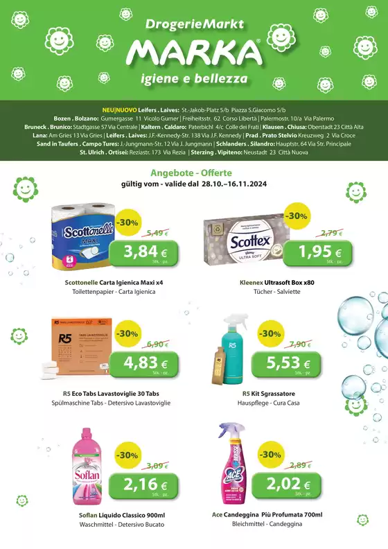 Volantino Marka a Brunico | Angebote-Offerte | 5/11/2024 - 16/11/2024