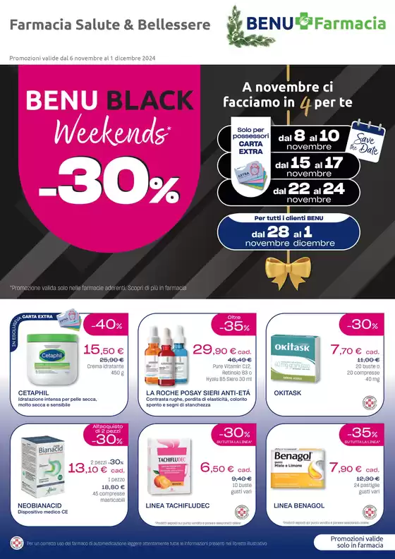 Volantino Lloyds Farmacia/BENU a Trecastagni | Black weekends | 6/11/2024 - 1/12/2024