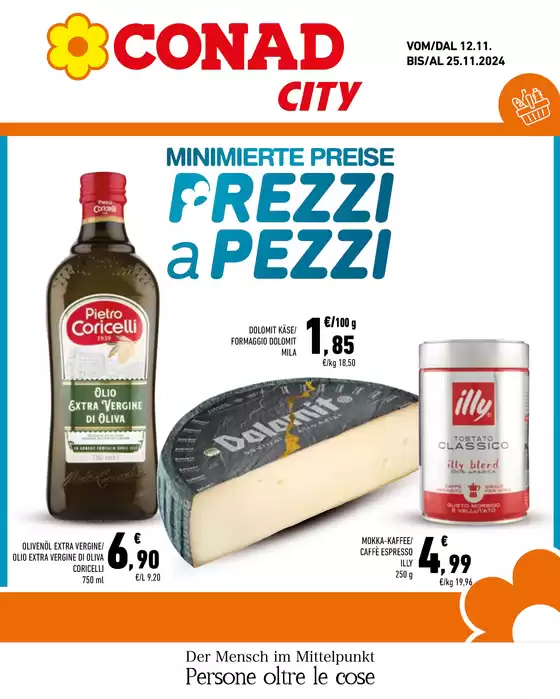 Volantino Conad City a Terlano | Prezzi a pezzi | 12/11/2024 - 25/11/2024