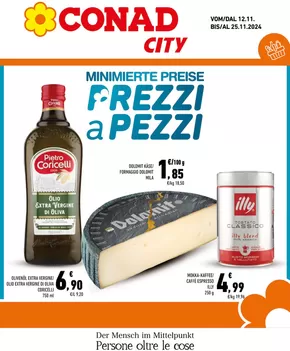 Offerte di Iper e super a Bolzano | Prezzi a pezzi in Conad City | 12/11/2024 - 25/11/2024