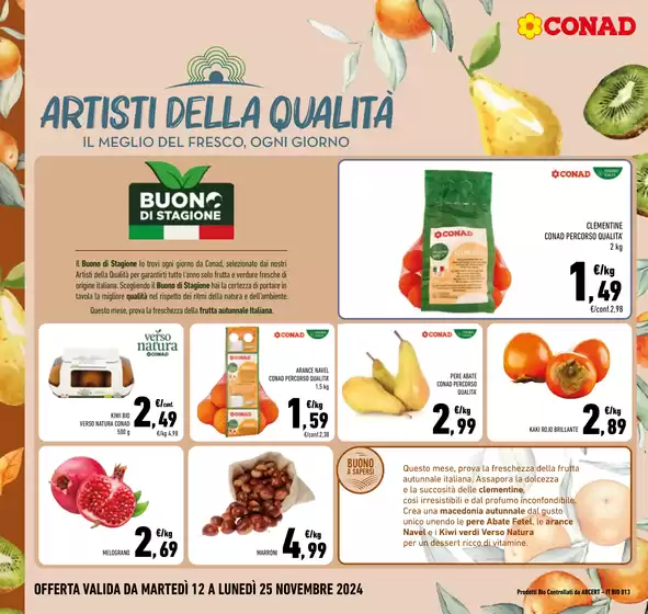 Volantino Conad City a Bussolengo | Prezzi a pezzi | 12/11/2024 - 25/11/2024