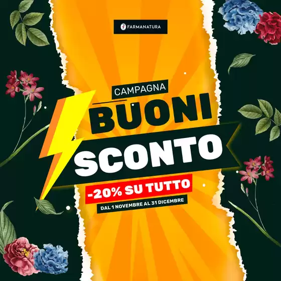 Volantino Farmanatura a Pescara | Buoni sconto -20% su tutto | 5/11/2024 - 31/12/2024