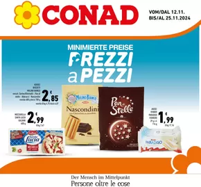 Offerte di Iper e super a Bolzano | Prezzi a pezzi in Conad | 12/11/2024 - 25/11/2024