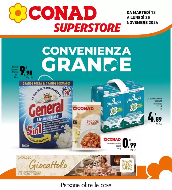 Volantino Conad Superstore a Schio | Grande convenienza | 12/11/2024 - 25/11/2024