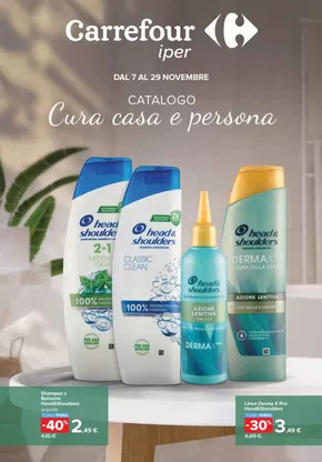 Volantino Carrefour Ipermercati | Catalogo cura casa e persona | 7/11/2024 - 29/11/2024