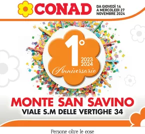 Volantino Conad a Monte San Savino | Artisti della qualità | 14/11/2024 - 27/11/2024