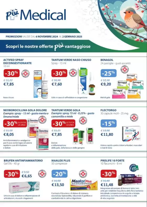 Volantino + Medical Parafarmacia a Milano | Scopri le nostre offerte piu vantaggiose | 6/11/2024 - 2/1/2025