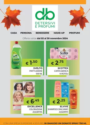 Offerte di Cura casa e corpo a Mestrino | Offerte valide dal 02 al 30 novembre 2024 in DB detersivi | 5/11/2024 - 30/11/2024