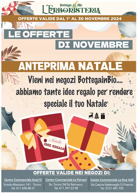 Volantino Bottega in Bio a Beinasco | Le offerte di novembre  | 5/11/2024 - 30/11/2024