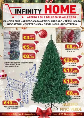 Volantino Infinity Home a Fisciano | Albero pino verde  | 6/11/2024 - 23/11/2024