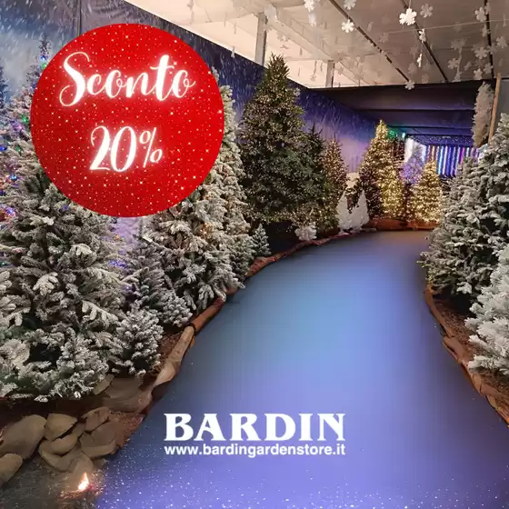 Volantino Bardin Garden Store | Sconto 20% | 6/11/2024 - 24/12/2024