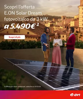 Offerte di Servizi a Pieve di Teco | Solar Dream in E.ON Energia | 11/11/2024 - 30/11/2024