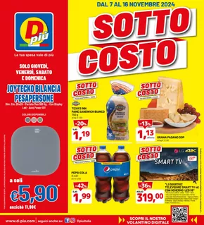 Volantino Dpiu a Figline e Incisa Valdarno | Sottocosto | 7/11/2024 - 16/11/2024