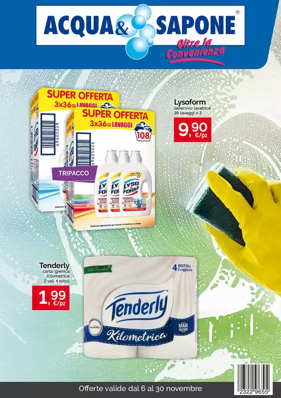 Volantino Acqua & Sapone a Adria | Oltre la convenienza | 6/11/2024 - 30/11/2024