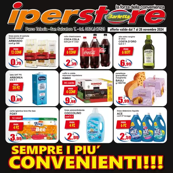 Volantino Iperstore Barletta | Sempre i piu convenineti! | 7/11/2024 - 26/11/2024