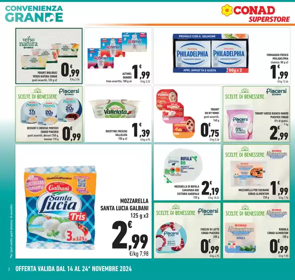 Volantino Conad Superstore a Chiaravalle | Convenienza grande | 14/11/2024 - 24/11/2024