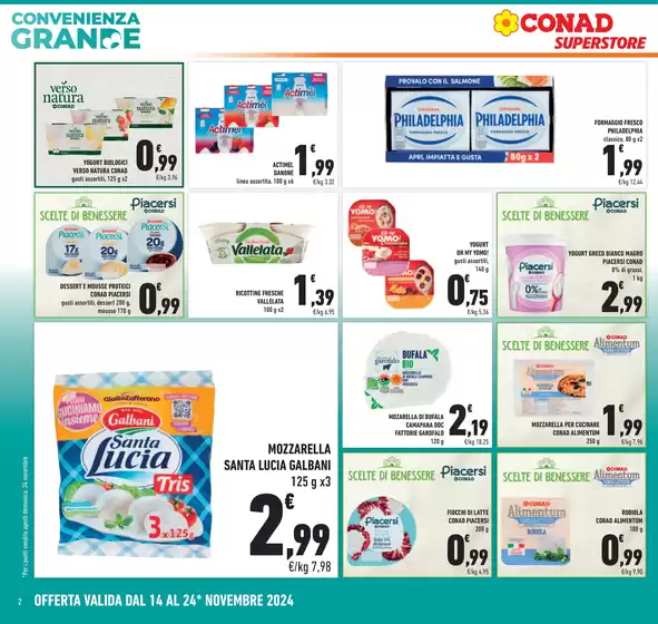 Volantino Conad Superstore a San Marino | Convenienza grande | 14/11/2024 - 24/11/2024