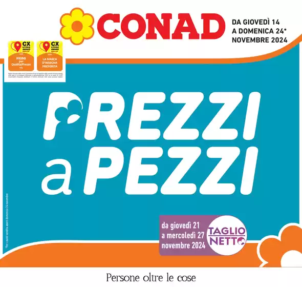 Volantino Conad a Asolo | Prezzi a pezzi | 14/11/2024 - 24/11/2024