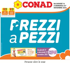 Offerte di Iper e super a Faenza | Prezzi a pezzi in Conad | 14/11/2024 - 24/11/2024