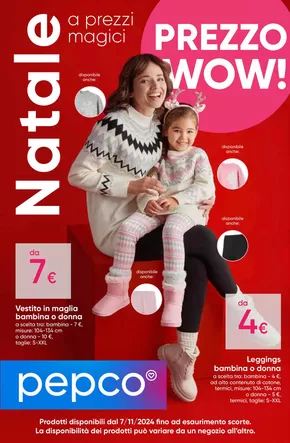 Offerte di Sport e Moda a L'Aquila | Prezzo wow! in PEPCO | 7/11/2024 - 31/12/2024