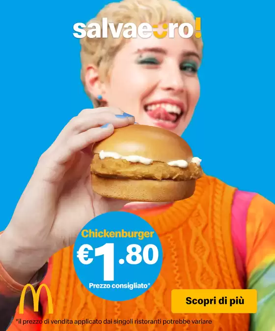 Volantino McDonald's | Salvaeuro Chickenburger | 11/11/2024 - 24/11/2024