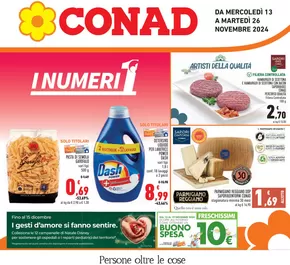 Volantino Conad a Fiumicino | I numeri 1 | 13/11/2024 - 26/11/2024