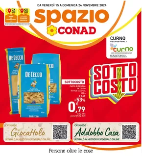 Volantino Spazio Conad a Curno | Sottocosto | 15/11/2024 - 24/11/2024