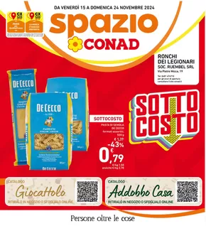 Volantino Spazio Conad a Ronchi dei Legionari | Sottocosto | 15/11/2024 - 24/11/2024