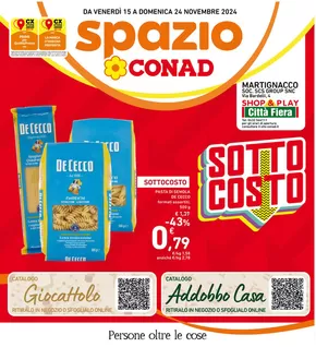 Volantino Spazio Conad a Martignacco | Sottocosto | 15/11/2024 - 24/11/2024