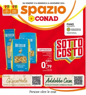 Volantino Spazio Conad a Fano | Sottocosto | 15/11/2024 - 24/11/2024