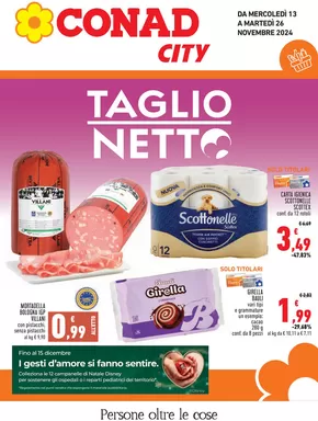 Volantino Conad City a Roma | Taglio netto | 13/11/2024 - 26/11/2024