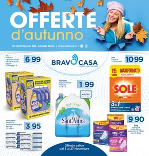 Offerte di Cura casa e corpo a Maida | Offerte d'autunno in Bravo Casa | 8/11/2024 - 27/11/2024