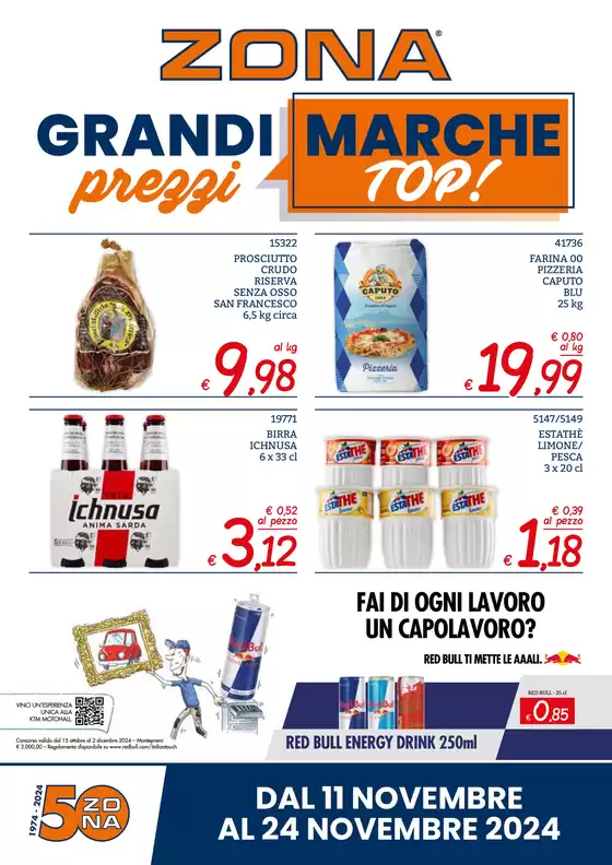 Volantino ZONA a Cagliari | Grandi prezzi - Marche Top | 11/11/2024 - 24/11/2024