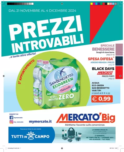 Volantino Mercatò Big a Alba | Prezzi introvabili | 21/11/2024 - 4/12/2024