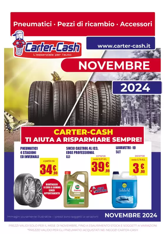 Volantino Carter Cash a San Giovanni Teatino | Novembre 2024 | 8/11/2024 - 30/11/2024