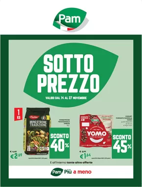 Volantino Pam a Milano | Sotto Prezzo | 14/11/2024 - 27/11/2024