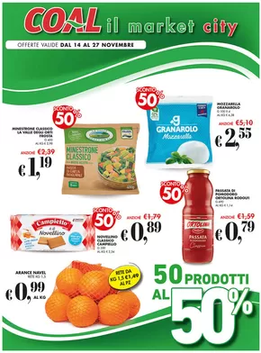 Volantino Coal a L'Aquila | 50 prodotti al 50% | 14/11/2024 - 27/11/2024