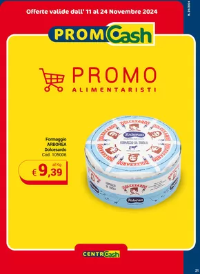 Volantino Centro Cash a Santa Giusta | Promo alimentaristi | 11/11/2024 - 24/11/2024