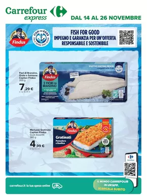 Volantino Carrefour Express a Genova | Fish for good | 14/11/2024 - 26/11/2024